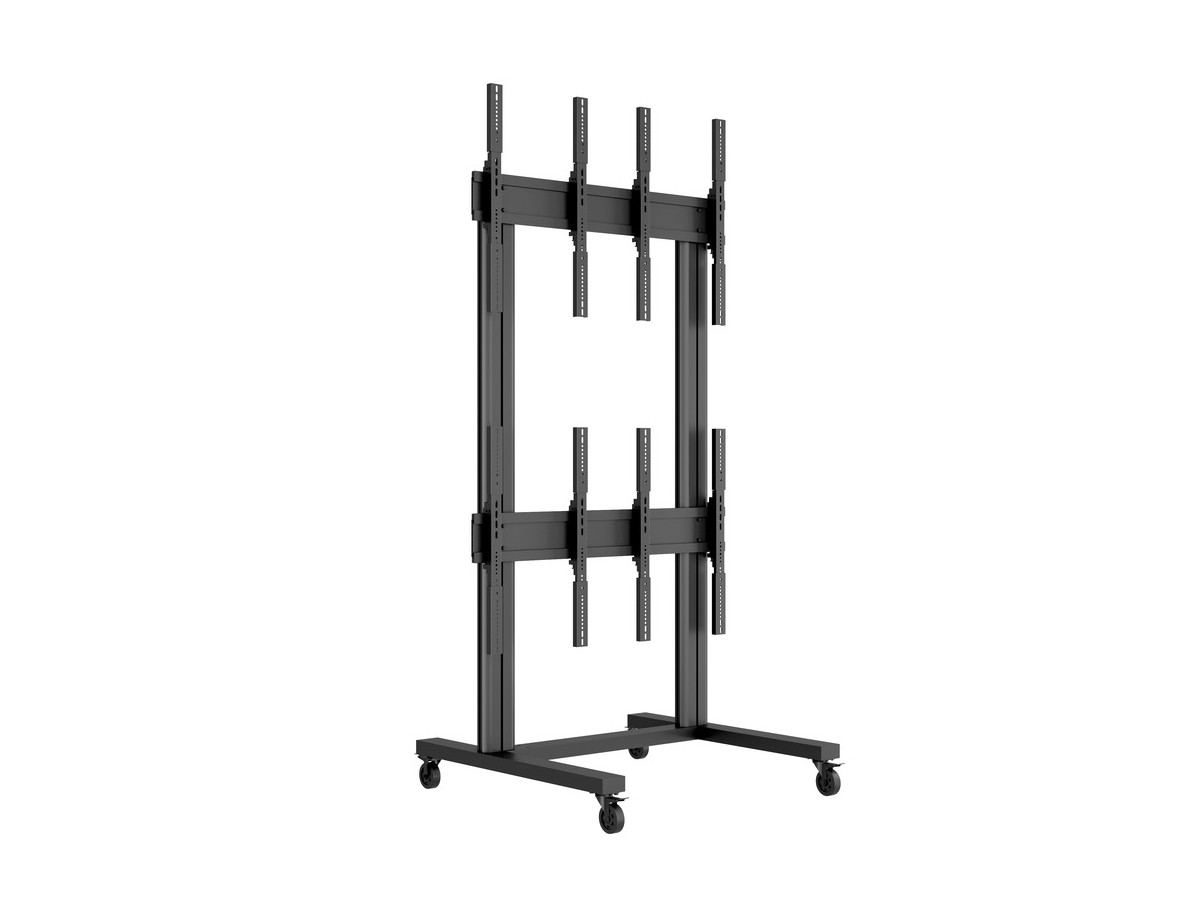 Multibrackets 7350073731817 M Public Video Wall Stand Portrait 4-Screens 40-55'' Black