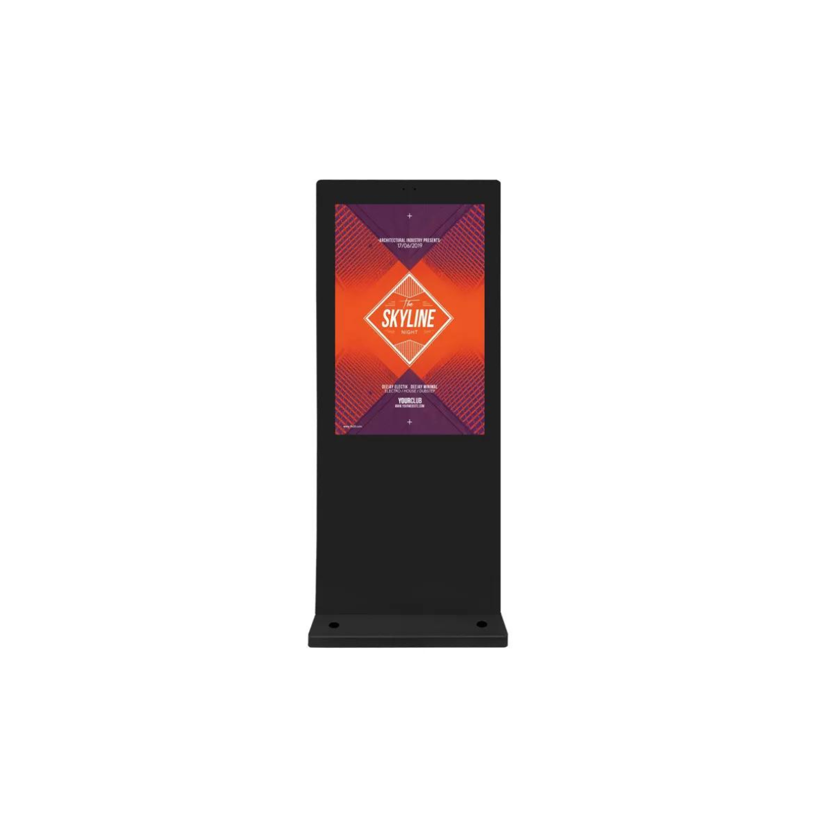 Amber BV-IK-55O-TA 55'' Outdoor Touch Ultra Thin Infokiosk with Android