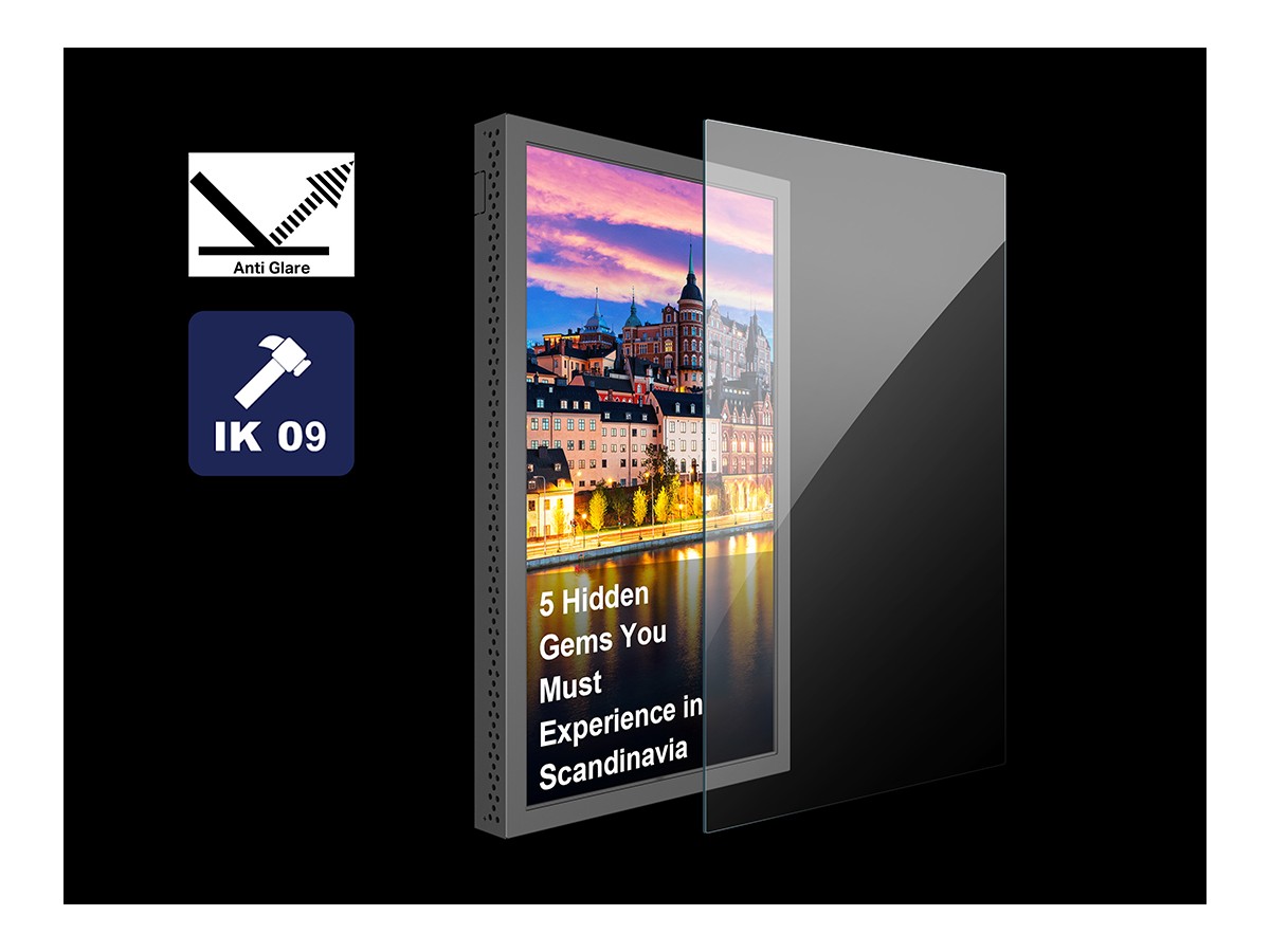 Multibrackets 7350022730069 M Pro Series - Safety Sheet Polycarbonate Anti Glare 24''