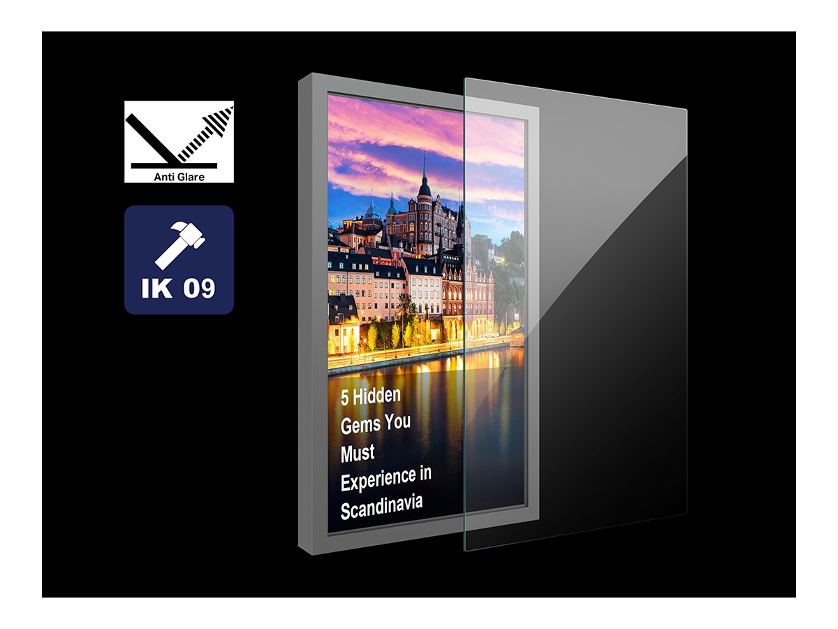 Multibrackets 7350022730960 M Pro Series - Safety Sheet Polycarbonate Anti Glare 43''