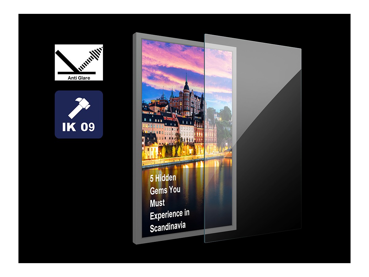 Multibrackets 7350022731066 M Pro Series - Safety Sheet Polycarbonate Anti Glare 75''