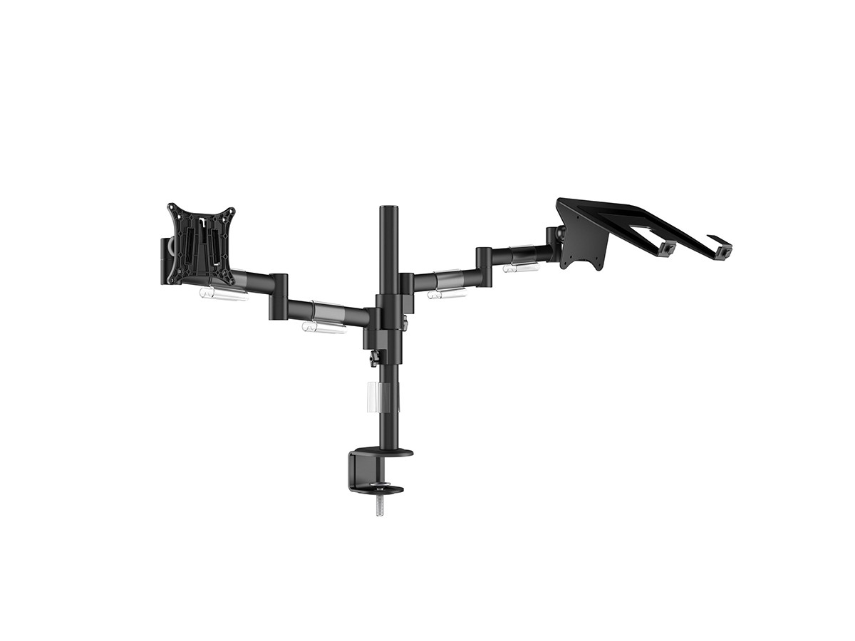 Multibrackets 7350022736634 M VESA Deskmount Officeline Dual 2 Laptopholder Black