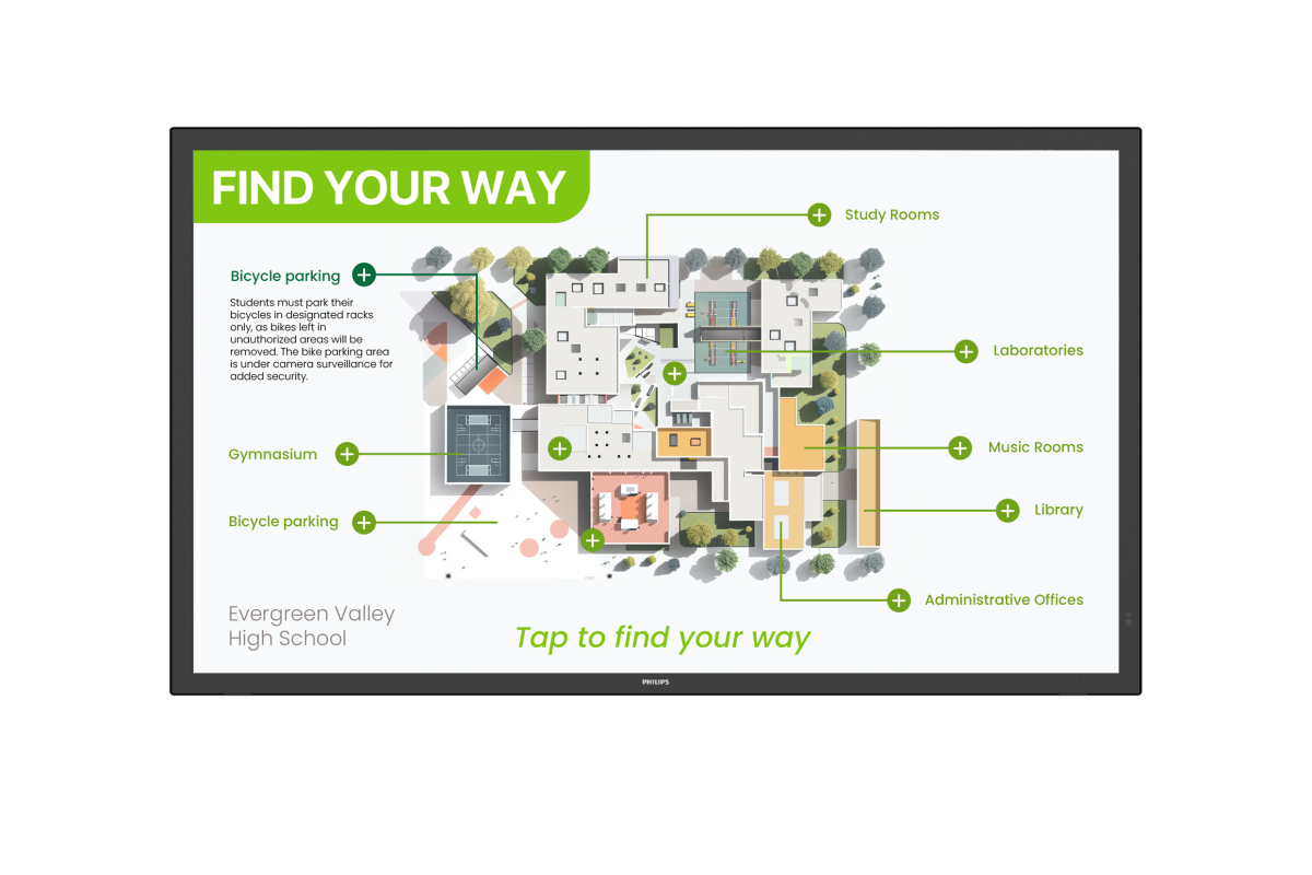 Philips T-Line 55BDL3751T/00 Interactive Signage Display