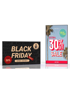 Amber 55'' Window High Brightness Display with Android