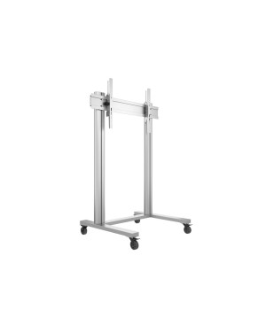 Multibrackets 7350073732722 M Public Display Stand 180 Dual Pillar Wheelbase Silver